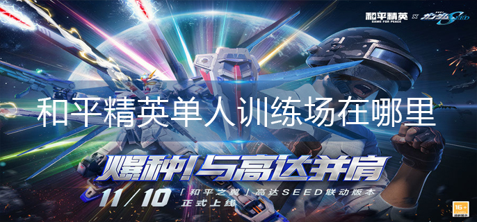 和平精英单人训练场在哪里