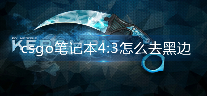 csgo笔记本4:3怎么去黑边