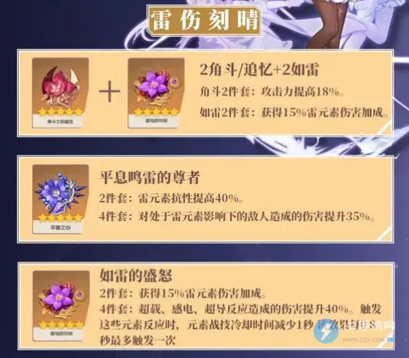 原神刻晴圣遗物及武器搭配推荐2022