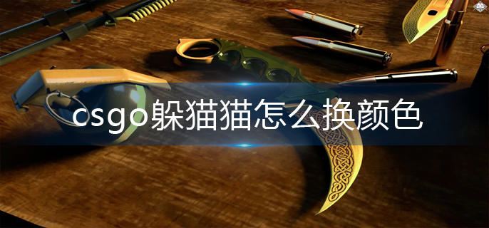 csgo躲猫猫怎么换颜色