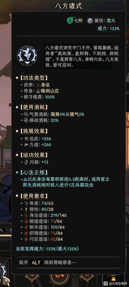 太吾绘卷正式版八方诸式获得方法