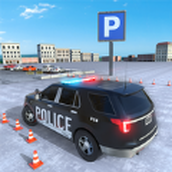 警车停车场学校正版