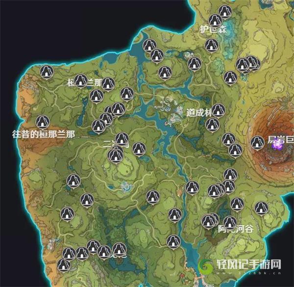 原神须弥有多少洞口