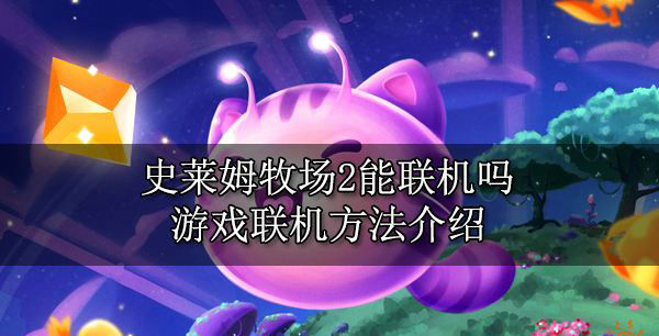 史莱姆牧场2能联机吗-史莱姆牧场2能联机方法介绍