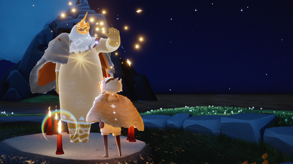 光遇感恩季白绒斗篷先祖位置