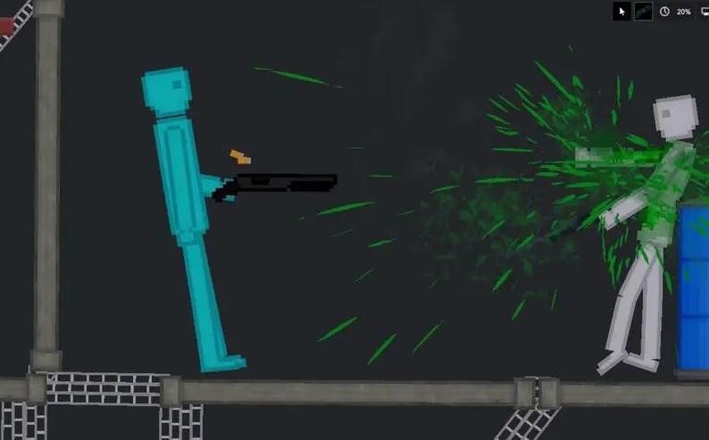 人类游乐场怎么让小人拿枪