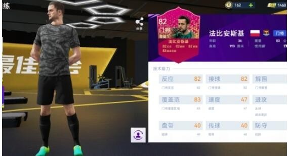 《最佳球会》门将的属性及具体表现