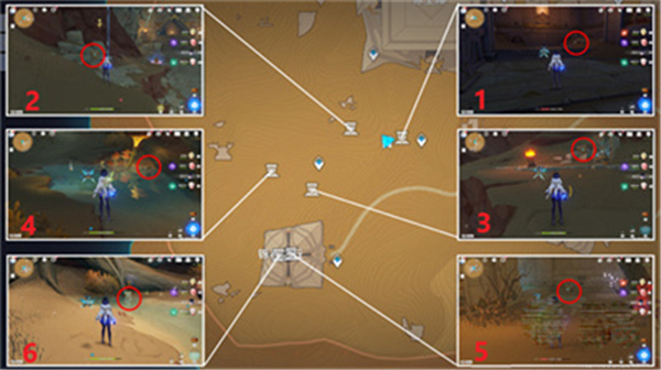 原神3.1沙漠地图圣章石全收集攻略