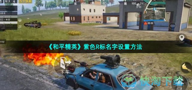 《和平精英》紫色R标名字设置玩法
