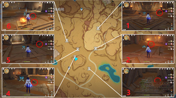 原神沙漠圣章石位置在哪