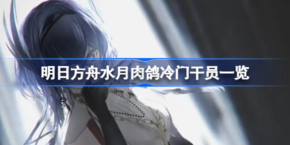 明日方舟水月肉鸽冷门干员一览-明日方舟水月肉鸽冷门干员有哪些