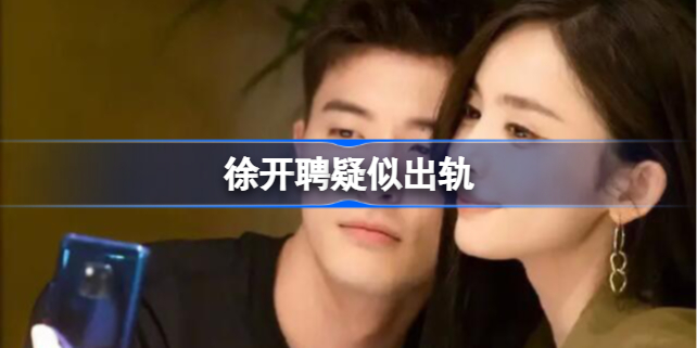 徐开聘出轨怎么回事-徐开骋张天爱分手介绍