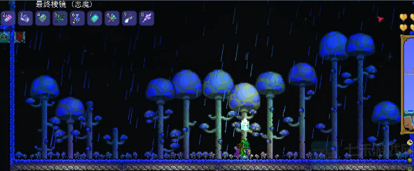 《泰拉瑞亚》蘑菇人的房子建造方法介绍