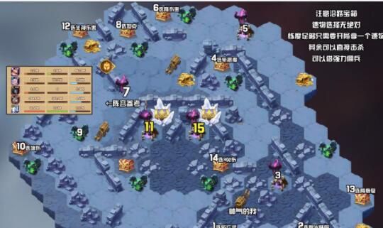 剑与远征冻风霜原通关路线攻略