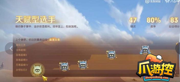 王者荣耀天赋型选手标签怎么获得