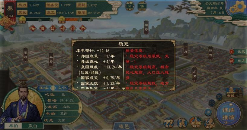 大周列国志稳定怎么提升