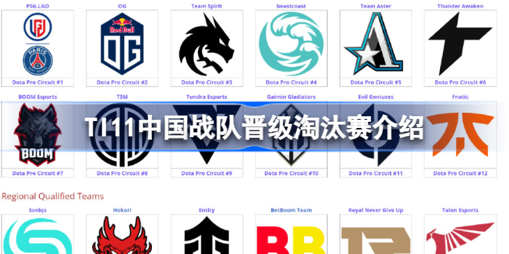 中国战队全部晋级TI淘汰赛怎么回事-TI11中国战队晋级淘汰赛介绍