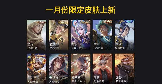 王者荣耀2022上半年出了哪些皮肤-上半皮肤上新及返场汇总