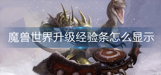 魔兽世界升级经验条怎么显示