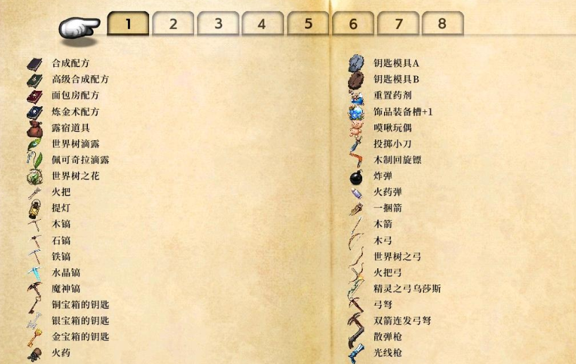 神之天平道具图鉴大全