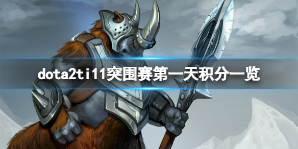 《DOTA2》ti11突围赛首日赛果分享 ti11突围赛第一天积分一览