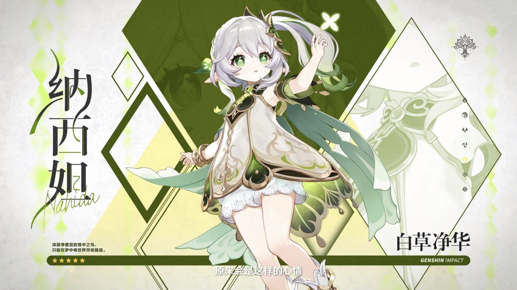 原神草神纳西妲所需材料统计