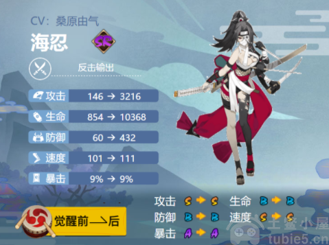 阴阳师海忍御魂搭配推荐图-SR海忍带什么御魂最强