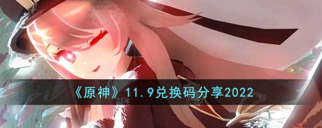 11.9兑换码分享2022