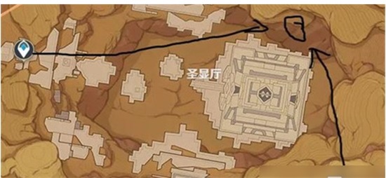 原神沙中孤城秘境副本在哪里