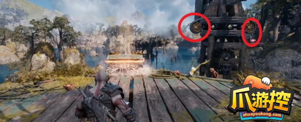 战神5旋转机关怎么用