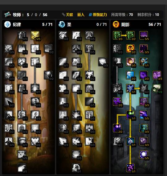 魔兽世界怀旧服wlk全职业80级天赋雕文推荐