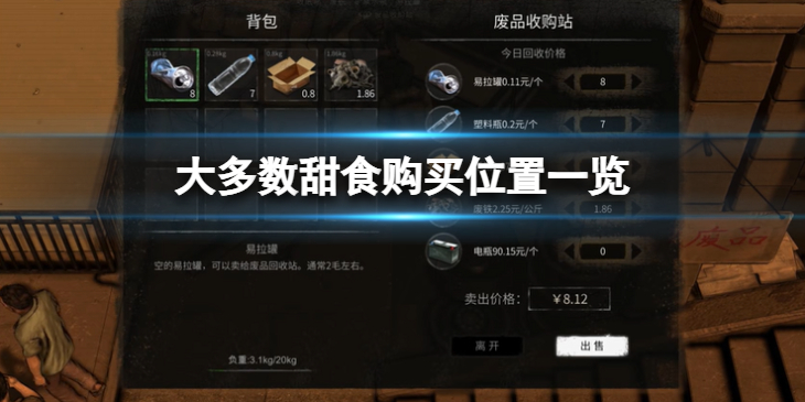 大多数甜食在哪买-甜食购买位置一览