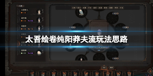 太吾绘卷莽夫流玩法怎么搭配 太吾绘卷纯阳莽夫流玩法思路