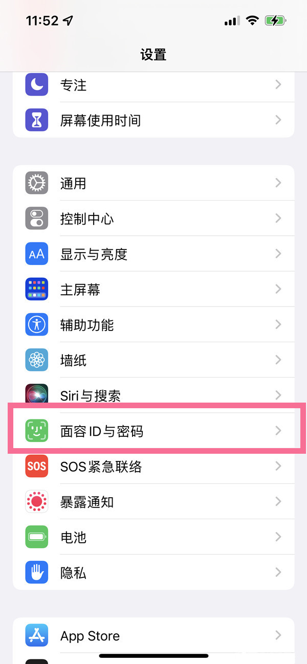 苹果14pro面容支付怎么开