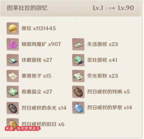 原神图莱杜拉的回忆突破材料是什么 散兵专武材料一览