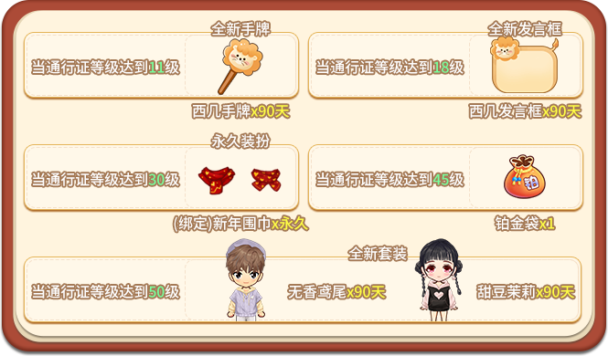 推理学院通行证12月奖励更新-50级奖励新装上阵