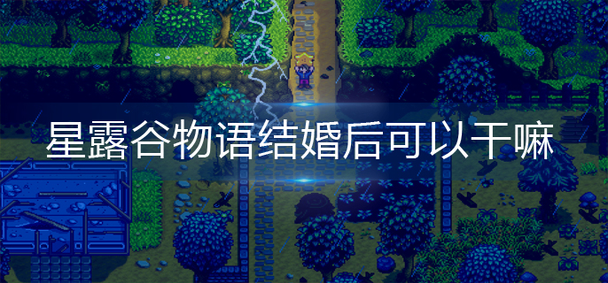星露谷物语结婚后可以干嘛