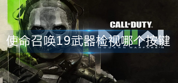 使命召唤19武器检视哪个按键