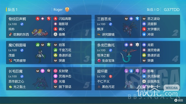 宝可梦：朱紫新手向63单打大师队伍一览