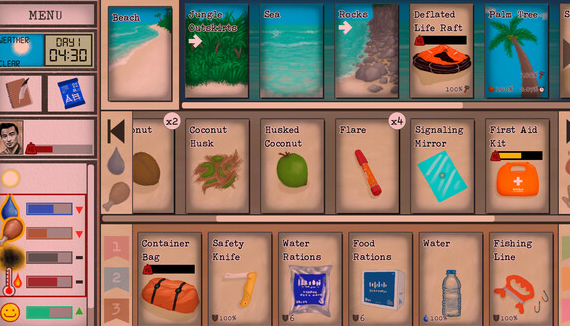 卡牌生存热带岛屿海滩资源一览