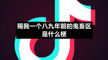 赐我一个八九年前的鬼畜区是什么梗