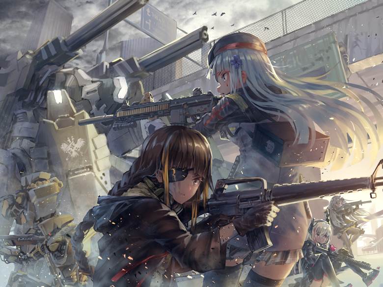 《少女前线》HK416插画图片