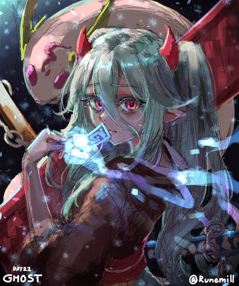 《游戏王》幽鬼兔pixiv插画图片