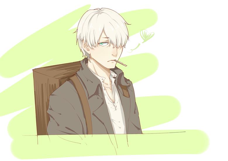 《虫师》美男银古pixiv同人图片