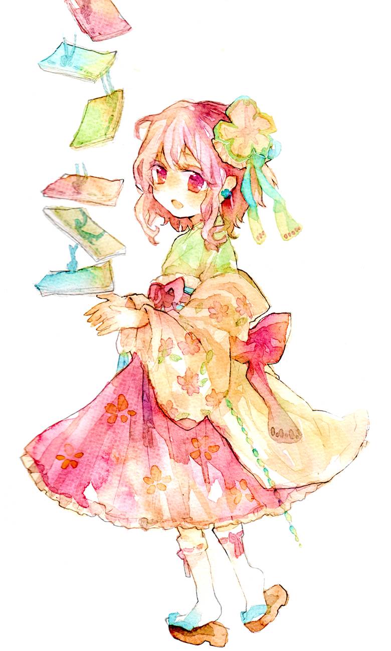 东方Project稗田阿求插画图片