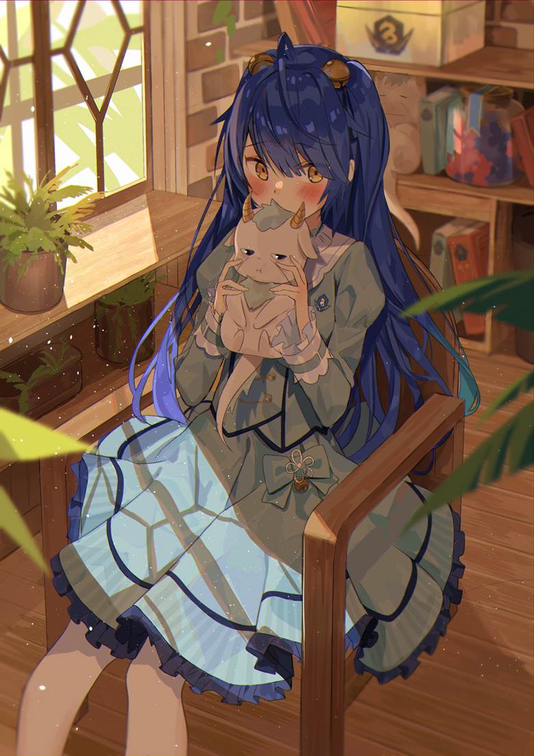 彩虹社天宫心甜美画风的插画图片