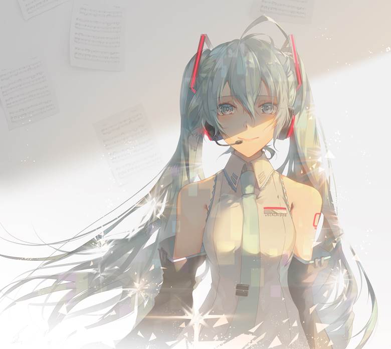 进来看美美的初音未来插画图片，你心动的那种