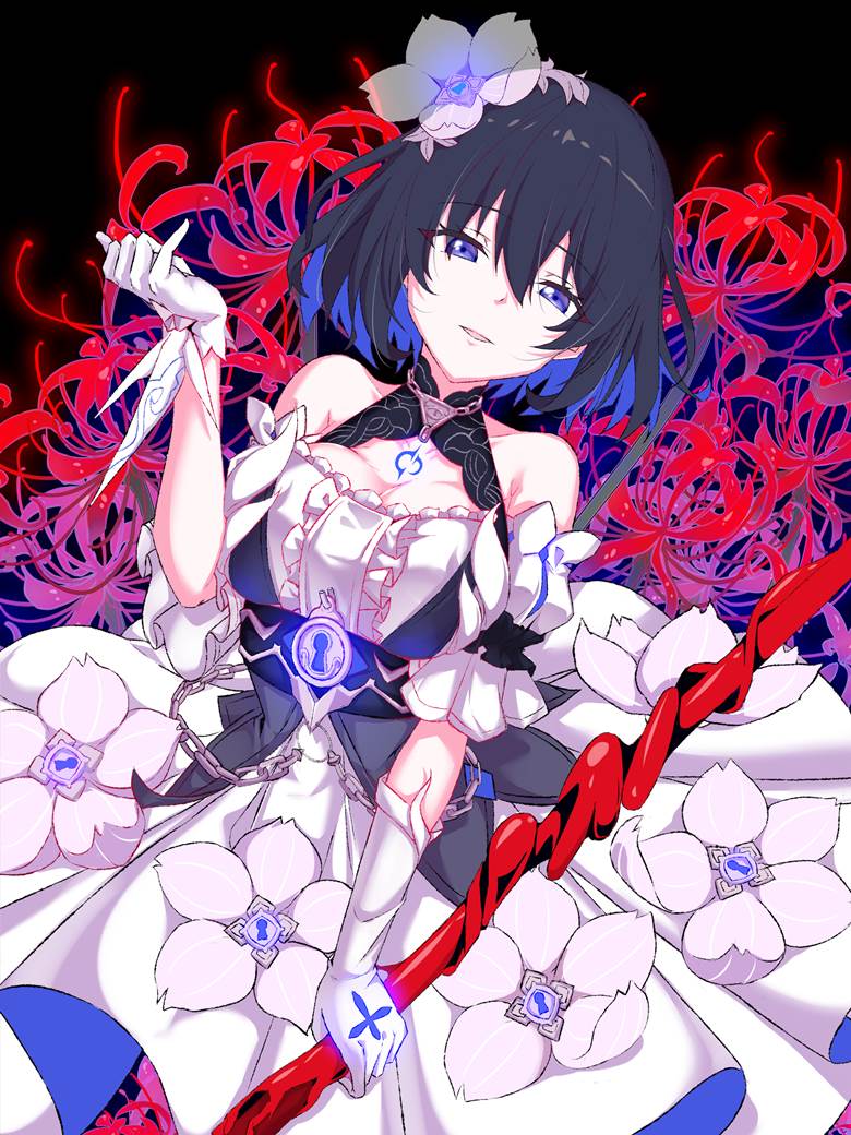 彼岸花与女孩子pixiv插画图片