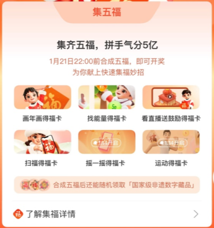 支付宝额外福卡怎么获取2023攻略