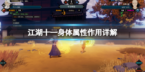 《江湖十一》身体部位属性作用 身体属性作用详解